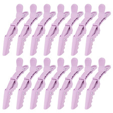14 Pcs Purple Alligator Hair Clips for Styling Sectioning Larger Salon Pro Barbe