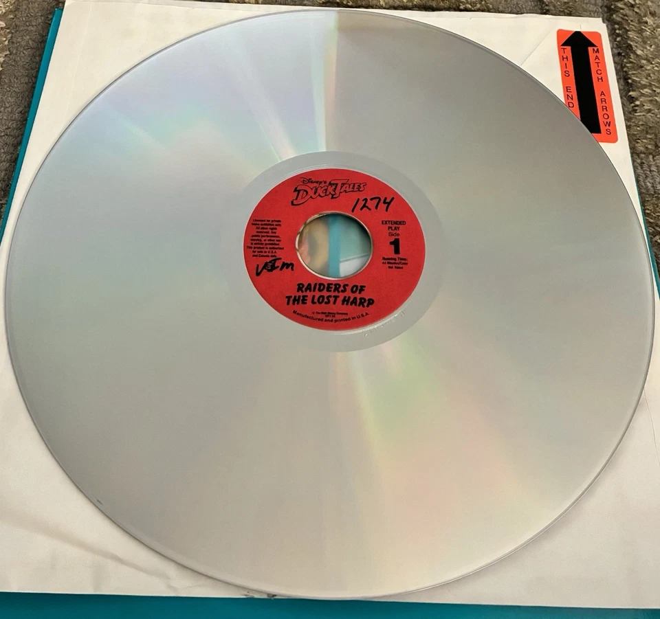 Disney’s Duck Tales Raiders Of The Lost Harp Laserdisc  - Image 4 of 4