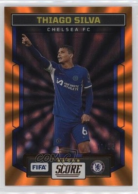 2023-24 Panini Score FIFA Orange Lasers 71/35 Thiago Silva #44 19qk