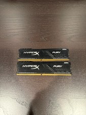 HyperX Fury 8GB (2x4GB) DDR4 2400MHz CL15 Desktop RAM Memory Kit - Tested