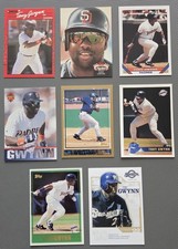 Tony Gwynn 8 Card Lot 1990-2008 San Diego Padres NM-MT 