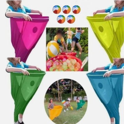Teambuilding Oversized Granny Pants Yard Spiel Set mit Bällen und Pumpe