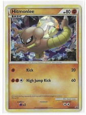 Hitmonlee HGSS25 Cracked Ice Black Star Promo Holo Pokemon TCG Card LP