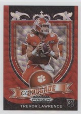 2021 Panini Prizm Draft Picks Crusade Ruby Wave Prizm Trevor Lawrence #161 0z0v