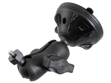 RAM Twist-Lock Low Profile Suction Cup 1" Ball Mount with 1/4"-20 Threaded Stud