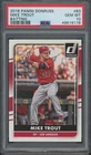 2016 Panini Donruss Batting #83 Mike Trout Gem Mint PSA 10