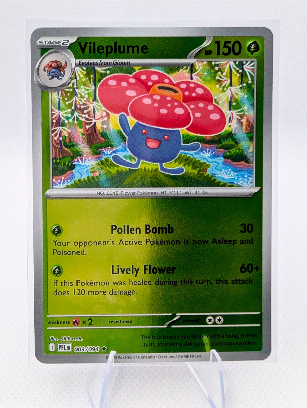 Pokemon - Vileplume - 003/094 - Phantasmal Flames - Reverse Holo