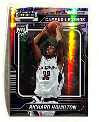 RICHARD HAMILTON 2024-25 Panini NIL Campus Legends HOLO Logo Foil UConn