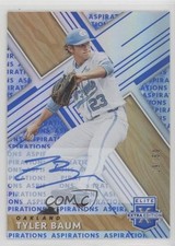 2019 Panini Elite Extra Edition Aspirations Blue 19/50 Tyler Baum #66 Auto 2p7