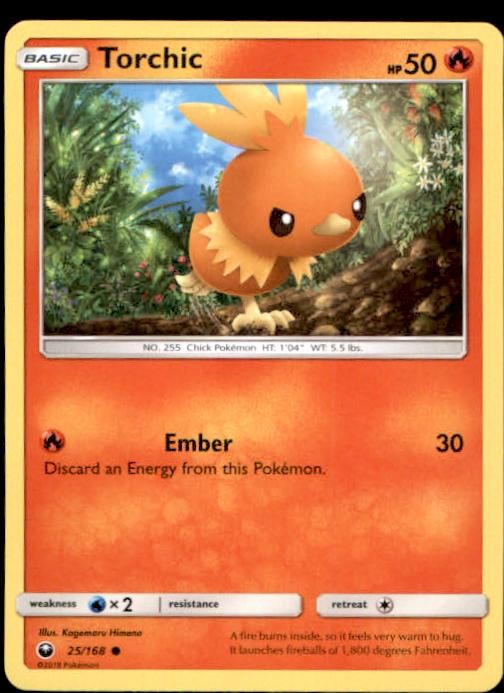 Torchic 25/168 Common Celestial Storm NM