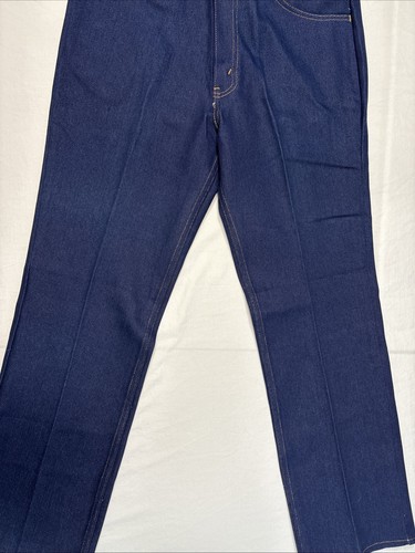 LEVI STRAUSS Vintage 547 Relaxed Stretch Cotton Denim Jean 36x29 Dark Blue 98’ - Picture 8 of 12
