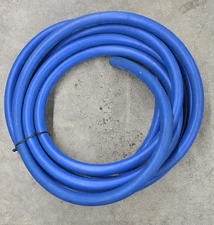 30' Parker Push-Lok 1" ID Hydraulic Hose 801-16-BLU-RL 200 PSI