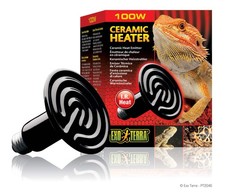 Exo Terra Ceramic Heater - Keramikheizstrahler 100W Infrarot Terrarien Heizer