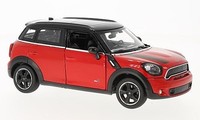 Rastar RAT56400RED - 1/24 - Mini Cooper S Countryman (R60), Rot/Schwarz - Neu