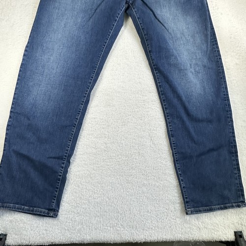 Pantalones de mezclilla Mavi para hombre 42 x 31 azul Zach pierna recta elásticos TENCEL SOFT - Imagen 3 de 12