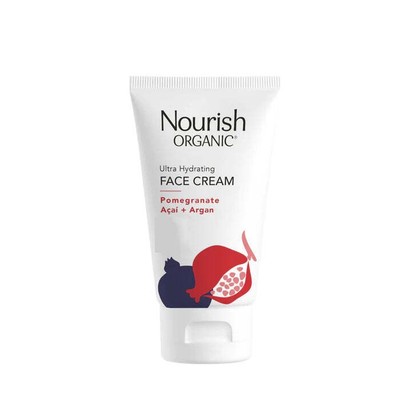 Nourish Organic Ultra Hydrating Face Cream with Pomegranate & Argan Scent 1.7 oz