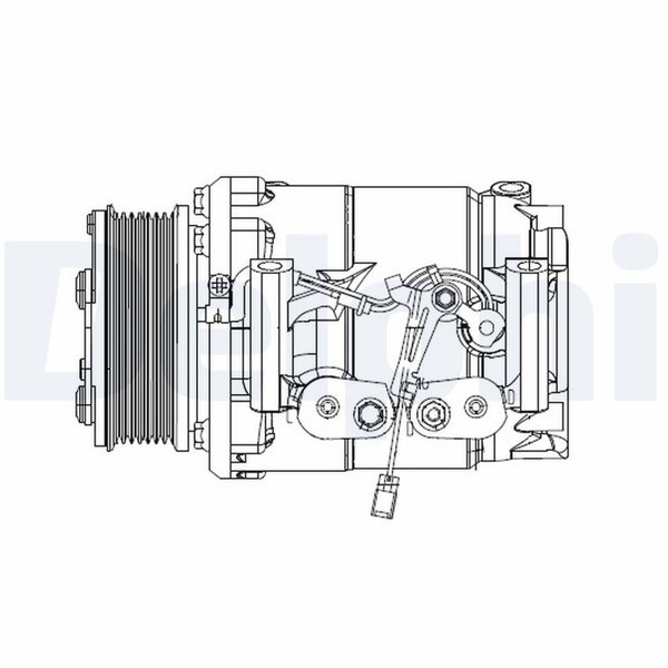 Kompressor Klimaanlage Delphi CS20492 FüR Cr Honda 12V 5 2 RD5-image