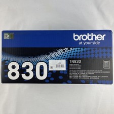 Brother TN-830 Black Toner Printer Ink Cartridge Genuine Original New Sealed