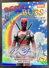 2025 Topps Chrome Deadpool Paul Mullin Best Bubs Auto Welshpool #NA-11