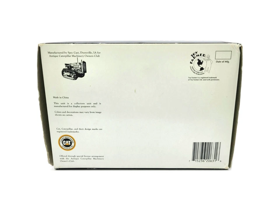 Caterpillar Cat D2 Crawler Tractor 2003 NTTC - SpecCast 1:16 Scale #CUST773 New - Image 4 of 4