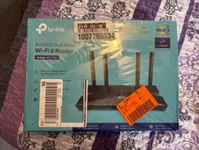 TP-LINK Archer AX1500 1.5 Gbps Wi-Fi 6 Dual-Band Wireless Router BNIB