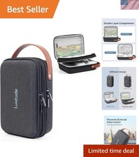 Electronics Organizer Travel Case,Double Layer Tech Organizers Travel Case, H...