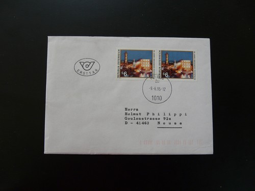 FDC Austria 1995 Bregenz lighthouse (2)