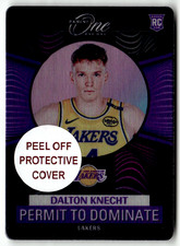 2024-25 Panini One And One NBA 14 Dalton Knecht Permit To Dominate Case Hit SSP
