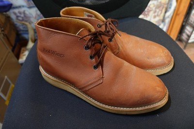 Red Wing (595) Leather Men's Traction Tred Chukka Soft Toe Boot Men's Size 9.5