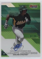 2017 Bowman's Best of Green Refractor 7/99 Lazaro Armenteros Lazarito Auto h7i