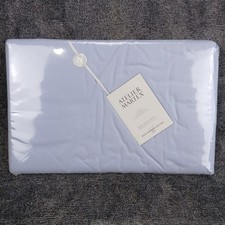 De Colección Martex Atelier Periwinkle Sólido Completo Plano Sábana Algodón Percal Hecho en EE. UU. Nuevo