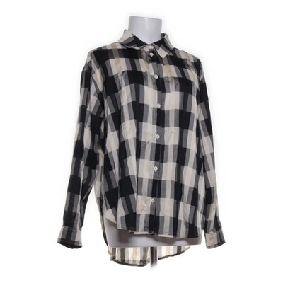 By Malina, Bluse, Größe: S, Schwarz/Weiß, Acetat/Baumwolle, Karo, Damen #Qzj