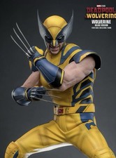 Hot Toys X Marvel Deadpool Wolverine New - Hugh Jackman X-men Deluxe Suit MMS754