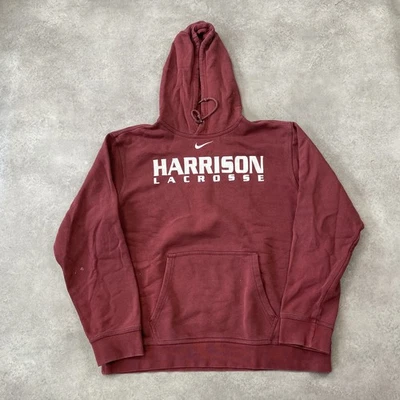 Sweat à capuche Nike pour homme grand centre Swoosh Harrison crosse, rouge - Photo 1/4