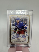 2021-22 Upper Deck Clear Cut Alexis Lafreniere Champ's Auto On Card NY Rangers