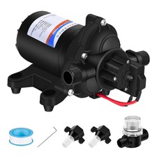 YOUNGTREE 12V RV Fresh Water 3.5GPM-45PSI-12V without Accumulator Tank 