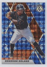 2021 Panini Mosaic Blue Camo Mosaic Prizm Donovan Solano #152 y4f