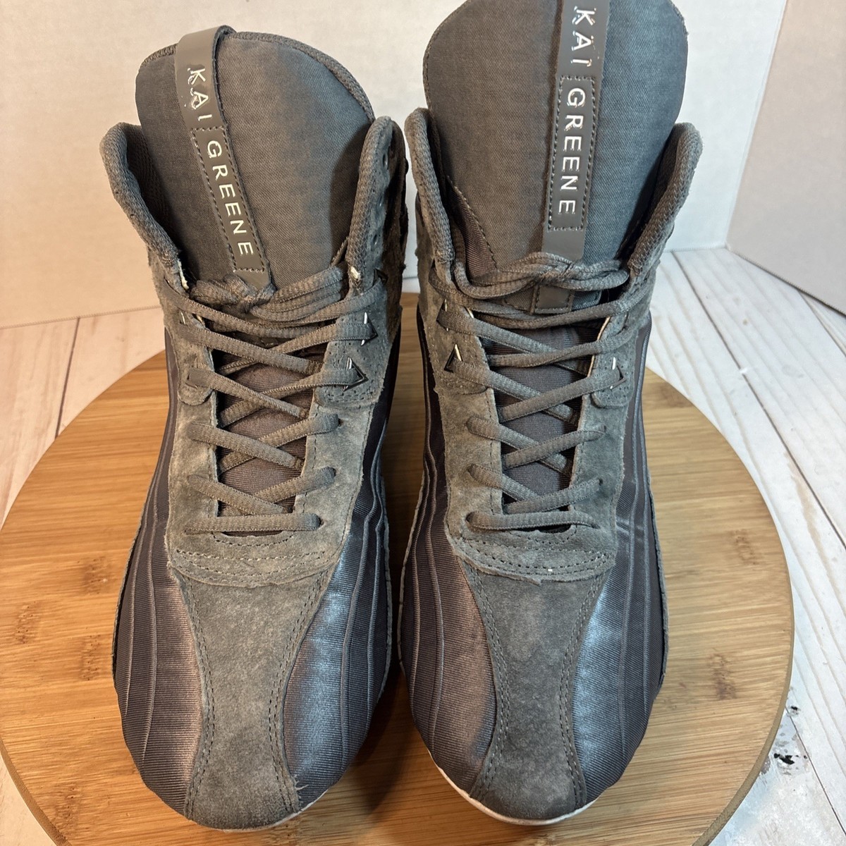Ryderwear X Kai Greene Weightlifting High Top Shoes Gray Men's