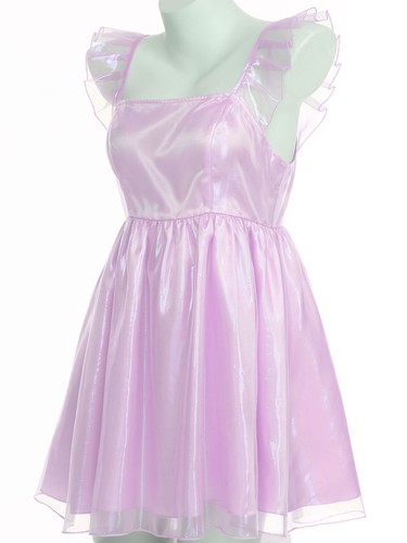 Mini Abito Donna Vita Alta Puffy Scintillante Svasato A-Line Vestito Moda Club - Foto 38 di 69