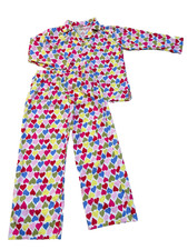 BedHead Hearts / Love  2-piece Pajamas Set - Medium - EUC!