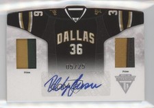 2011 Titanium Home Sweaters Memorabilia Prime 5/25 Philip Larsen #11 Auto 0uj7