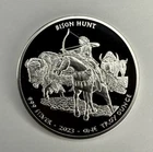 2023 Oglala Lakota Sioux Nation BISON HUNT $1 Coin‼️1oz SILVER PROOF‼️
