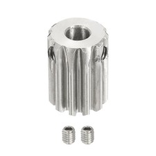 1 Mod 11T Spur Gear, 5mm Bore 304 Stainless Steel RC Car Pinion Gear