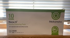 MedicarePlus Nurse It sterile dressing pack M/L Gloves (Box of 10)
