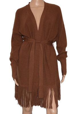 NWT Marella Sport $395 Orazio Brown Wool Cashmere Blend