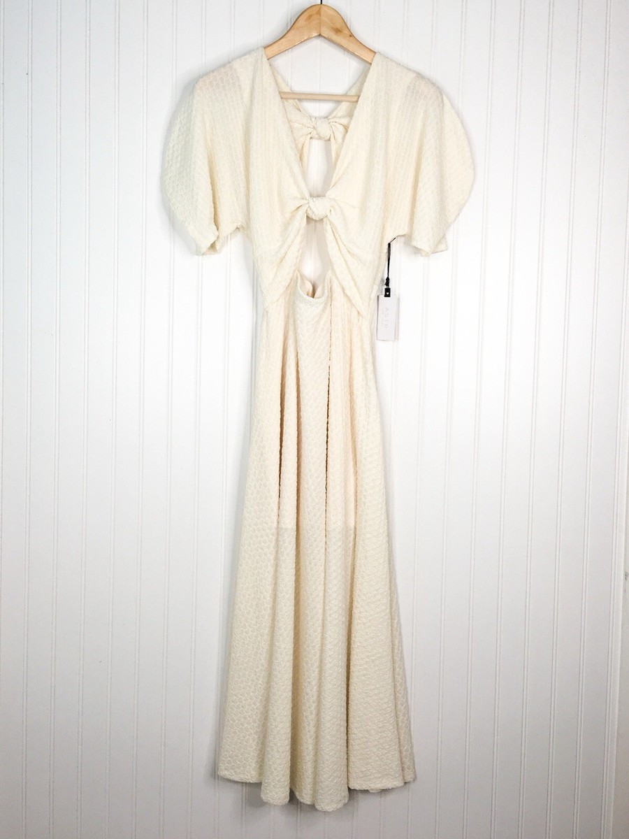 knee length dresses for ladies Keairra Puff Sleeve Midi Dress main image 1