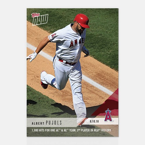 2018 Topps Now 585 Albert Pujols