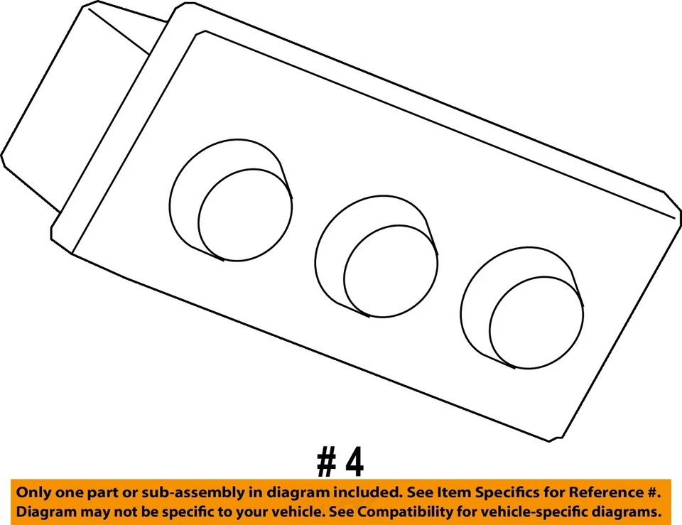 Used A/C Selector Switch fits: 2010 Chevrolet Suburban 1500 roof mounted Grade A - Image 4 of 4
