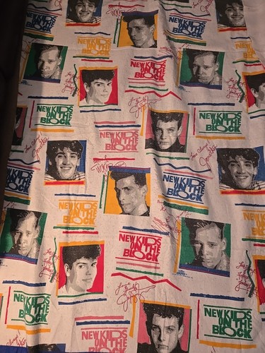 1990 New Kids On The Block Vtg Blanket 90s
