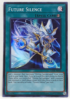 Yugioh Asian-English Zukunft Stille LEDE-AE054 Super Selten